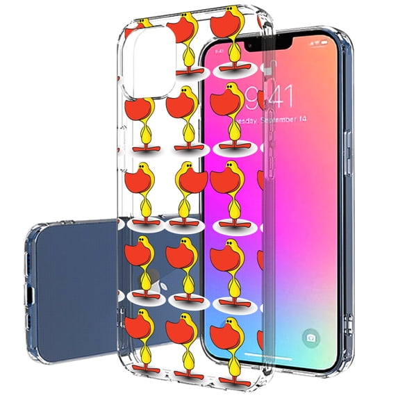 TalkingCase Slim Case for Apple iPhone 13 Pro Max, Chicken One Zodiac Print, Lightweight, Soft, USA