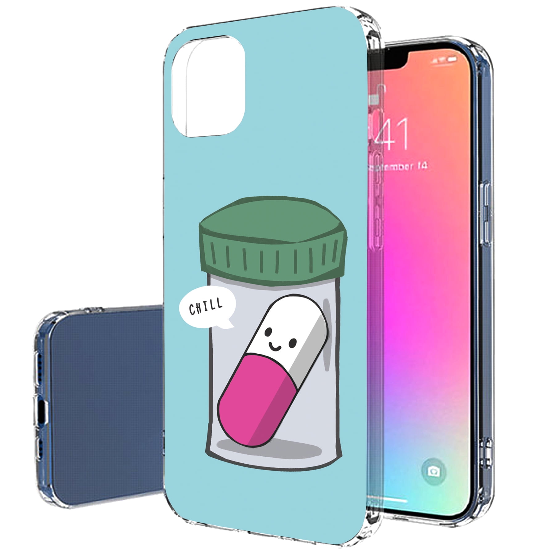 TalkingCase Slim Case for Apple iPhone 13 Pro Max, Chill Pill Chill Print, Lightweight, Soft, USA - Walmart.com TalkingCase Slim Case for Apple iPhone 13 Pro Max, Chill Pill Chill Print, Lightweight, Soft, USA - Walmart.com
