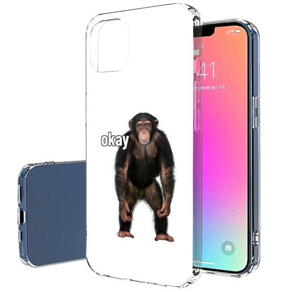 TalkingCase Slim Case for Apple iPhone 13 Pro Max, Funny Meme Okay Print, Lightweight, Soft, USA
