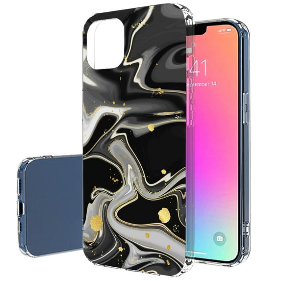 TalkingCase Slim Case for Apple iPhone 13 Pro Max, Random Shapes 14 Print, Lightweight, Soft, USA