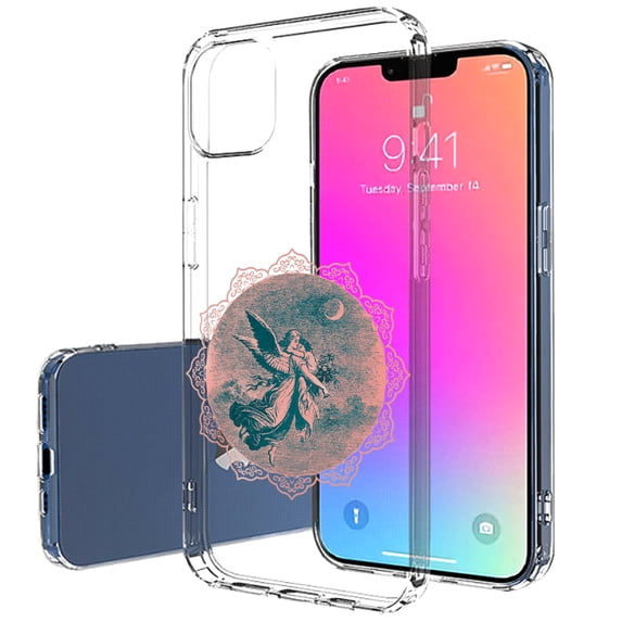 TalkingCase Slim Case for Apple iPhone 13 Pro, Slim Thin Gel Tpu Cover, Blueshy Print, Light Weight, Flexible, Soft, Anti-Scratch, Printed in USA
