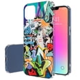 thumbnail image 1 of TalkingCase Slim Case for Apple iPhone 13, Street Graffiti Print, Lightweight, Soft, USA, 1 of 7