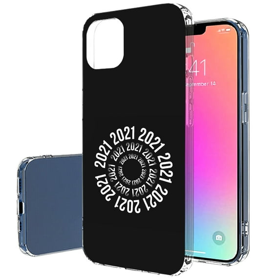 TalkingCase Slim Case for Apple iPhone 13, Year of 2021 b Print, Lightweight, Soft, USA