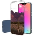 thumbnail image 1 of TalkingCase Slim Case for Apple iPhone 14, Slim Thin Gel Tpu Cover, Twilight Cactus Print, Light Weight, Flexible, Soft, Anti-Scratch, Printed in USA, 1 of 7