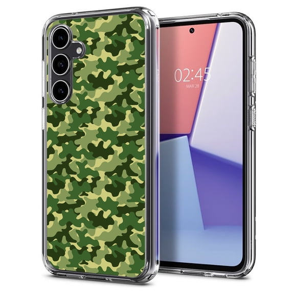 TalkingCase Slim Fit Phone Case Compatible for Samsung Galaxy S23 FE, Camouflage Design 4 Print, Military Grade Protection, Lightweight,Flexible, Print in USA