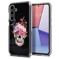 thumbnail image 1 of TalkingCase Slim Fit Phone Case Compatible for Samsung Galaxy S23 FE, Flower Skull Print, Military Grade Protection, Lightweight,Flexible, Print in USA, 1 of 7