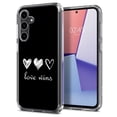 thumbnail image 1 of TalkingCase Slim Fit Phone Case Compatible for Samsung Galaxy S23 FE, Love Wins Black Print, Military Grade Protection, Lightweight,Flexible, Print in USA, 1 of 7