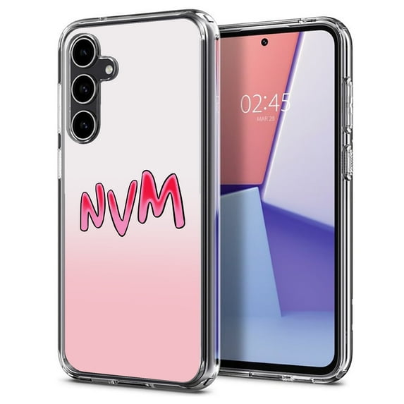 TalkingCase Slim Fit Phone Case Compatible for Samsung Galaxy S23 FE, NVM never mind Print, Military Grade Protection, Lightweight,Flexible, Print in USA