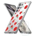 thumbnail image 1 of TalkingCase Slim Fit Phone Case Compatible for Samsung Galaxy S24 Ultra(Not S24, S24+ Plus), Garden Rose Pattern Print, w/ Glass Screen Protector, Lightweight,Flexible, USA Print, 1 of 7