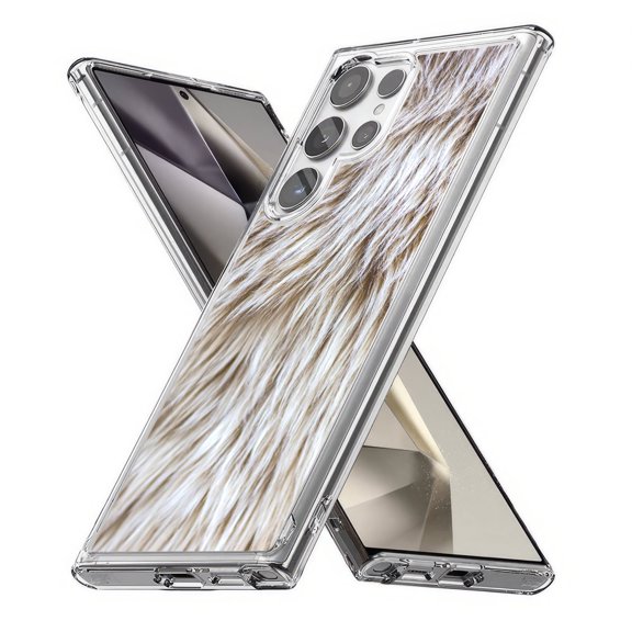 TalkingCase Slim Fit Phone Case Compatible for Samsung Galaxy S24 Ultra(Not S24, S24+ Plus), Komondor Shaggy Fur Print, Lightweight,Flexible, USA Print