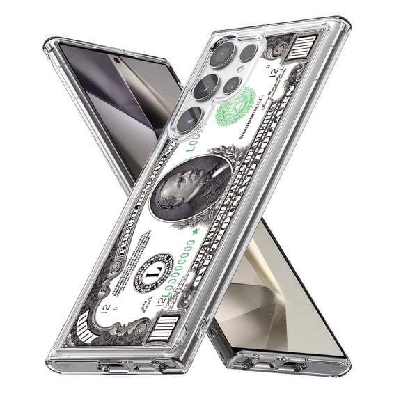 TalkingCase Slim Fit Phone Case Compatible for Samsung Galaxy S24 Ultra(Not S24, S24+ Plus), One Thousand Dollars Print, Lightweight,Flexible, USA Print