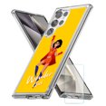 thumbnail image 1 of TalkingCase Slim Fit Phone Case Compatible for Samsung Galaxy S24 Ultra(Not S24, S24+ Plus), Wonder Girl Print, w/ Glass Screen Protector, Lightweight,Flexible, USA Print, 1 of 7