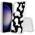 thumbnail image 1 of TalkingCase Slim Fit Phone Case Compatible for Samsung Galaxy S25+ Plus(Not S25/ S25 Ultra), CowHide Black White Print, Lightweight,Flexible, USA Print, 1 of 6