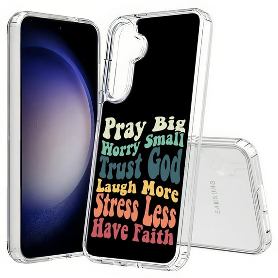 TalkingCase Slim Fit Phone Case Compatible for Samsung Galaxy S25+ Plus(Not S25/ S25 Ultra), Have Faith Trust God Print, Lightweight,Flexible, USA Print