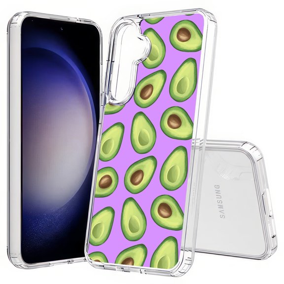 TalkingCase Slim Fit Phone Case Compatible for Samsung Galaxy S25+ Plus(Not S25/ S25 Ultra), GRN Health Avocado Print, Lightweight,Flexible, USA Print