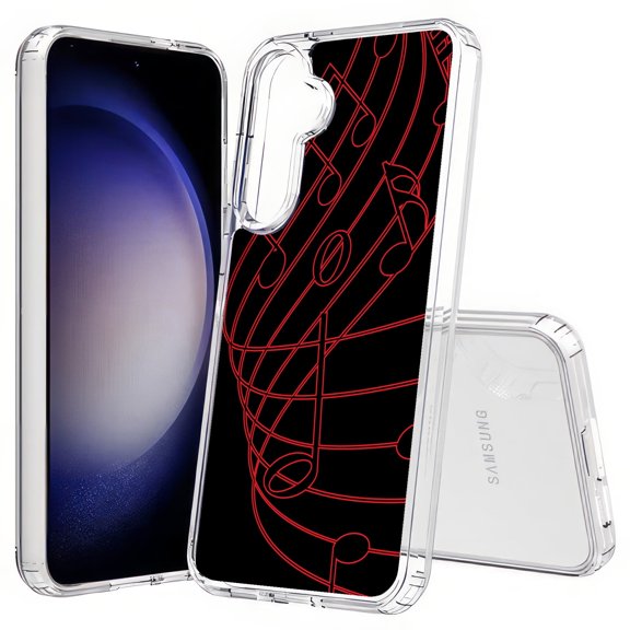 TalkingCase Slim Fit Phone Case Compatible for Samsung Galaxy S25+ Plus(Not S25/ S25 Ultra), Musical Notes Staff Print, Lightweight,Flexible, USA Print
