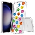 thumbnail image 1 of TalkingCase Slim Fit Phone Case Compatible for Samsung Galaxy S25+ Plus(Not S25/ S25 Ultra), Smile Icon Collage Print, Lightweight,Flexible, USA Print, 1 of 6