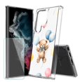 thumbnail image 1 of TalkingCase Slim Fit Phone Case Compatible for Samsung Galaxy S25 Ultra(Not S25/ S25+ Plus), Cute Bear Balloons Print, w/ Glass Screen Protector, Lightweight,Flexible, USA Print, 1 of 7