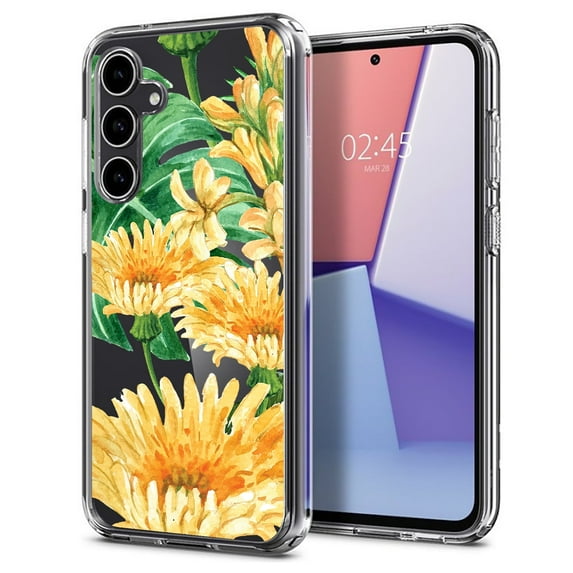 TalkingCase Slim Fit Phone Case Compatible for Samsung Galaxy S23 FE, Flower 11 Print, Military Grade Protection, Lightweight,Flexible, Print in USA