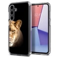 thumbnail image 1 of TalkingCase Slim Fit Phone Case Compatible for Samsung Galaxy S23 FE, Lion Photo Print, Military Grade Protection, Lightweight,Flexible, Print in USA, 1 of 7