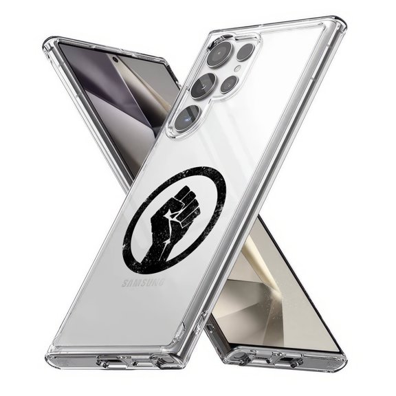 TalkingCase Slim Fit Phone Case Compatible for Samsung Galaxy S24 Ultra(Not S24, S24+ Plus), BLM Quote Print, Lightweight,Flexible, USA Print