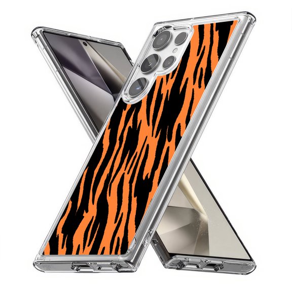 TalkingCase Slim Fit Phone Case Compatible for Samsung Galaxy S24 Ultra(Not S24, S24+ Plus), Bengal Tiger 2 Print, Lightweight,Flexible, USA Print