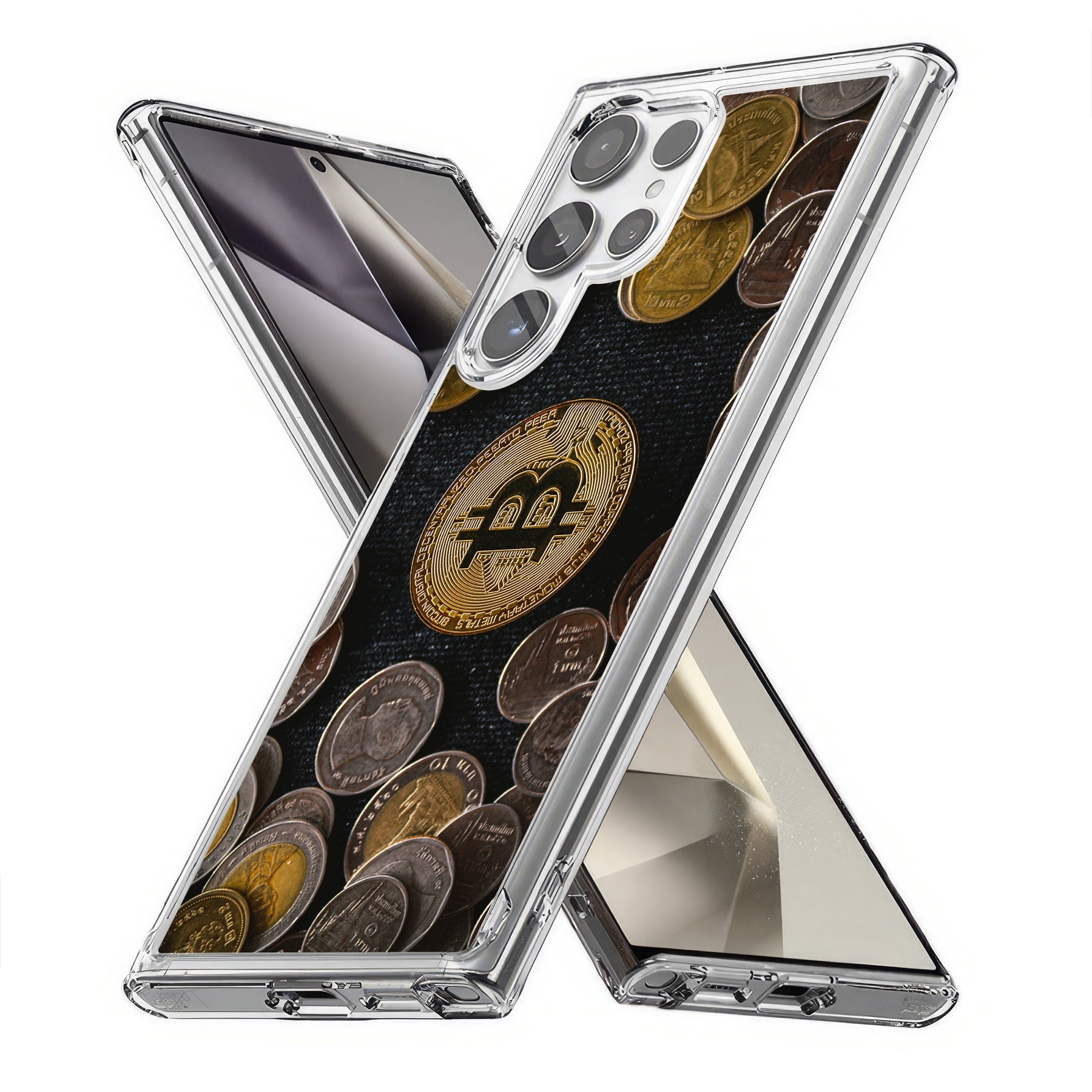 TalkingCase Slim Fit Phone Case Compatible for Samsung Galaxy S24 Ultra(Not  S24, S24+ Plus), Bitcoin Crypto 10 Print, Lightweight,Flexible, USA Print -  Walmart.com