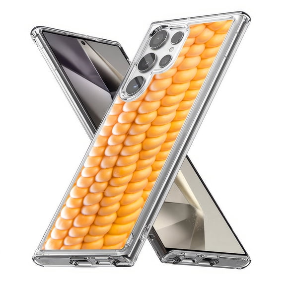 TalkingCase Slim Fit Phone Case Compatible for Samsung Galaxy S24 Ultra(Not S24, S24+ Plus), Corn Print, Lightweight,Flexible, USA Print