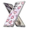 thumbnail image 1 of TalkingCase Slim Fit Phone Case Compatible for Samsung Galaxy S24 Ultra(Not S24, S24+ Plus), Girly Hearts Print, Lightweight,Flexible, USA Print, 1 of 6