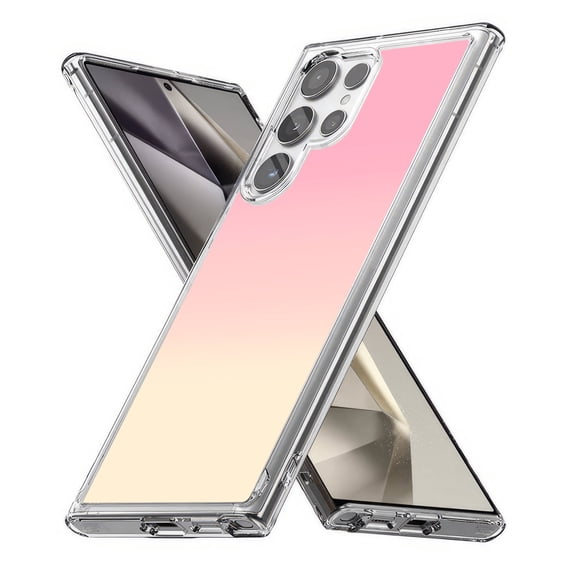 TalkingCase Slim Fit Phone Case Compatible for Samsung Galaxy S24 Ultra(Not S24, S24+ Plus), Gradient Pink Print, Lightweight,Flexible, USA Print