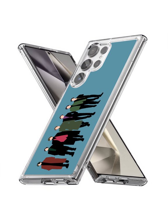 Slim Fit Phone Case Compatible for Samsung Galaxy S24 Ultra(Not S24, S24+ Plus), KPOP Bangtan 16 Print, Lightweight,Flexible, USA Print