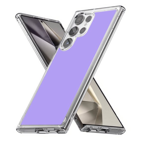 TalkingCase Slim Fit Phone Case Compatible for Samsung Galaxy S24 Ultra(Not S24, S24+ Plus), Lavender Purple Print, Lightweight,Flexible, USA Print