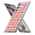 thumbnail image 1 of TalkingCase Slim Fit Phone Case Compatible for Samsung Galaxy S24 Ultra(Not S24, S24+ Plus), Plaid Grid Lines Print, Lightweight,Flexible, USA Print, 1 of 6