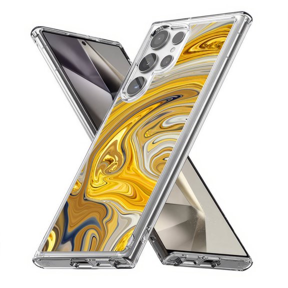 TalkingCase Slim Fit Phone Case Compatible for Samsung Galaxy S24 Ultra(Not S24, S24+ Plus), Random Shapes 12 Print, Lightweight,Flexible, USA Print