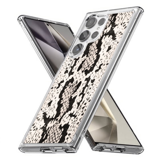 TalkingCase Slim Fit Phone Case Compatible for Samsung Galaxy S24 Ultra(Not S24, S24+ Plus), Snake Pattern Print, Lightweight,Flexible, USA Print