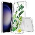 thumbnail image 1 of TalkingCase Slim Fit Phone Case Compatible for Samsung Galaxy S25(Not S25+ Plus/Ultra), Alien Cactus Print, Lightweight,Flexible, USA Print, 1 of 6