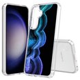 thumbnail image 1 of TalkingCase Slim Fit Phone Case Compatible for Samsung Galaxy S25(Not S25+ Plus/Ultra), Blue Wavy Pattern 5 Print, Lightweight,Flexible, USA Print, 1 of 6