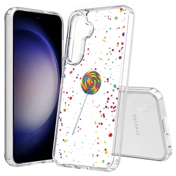 TalkingCase Slim Fit Phone Case Compatible for Samsung Galaxy S25(Not S25+ Plus/Ultra), Candy Confetti Print, Lightweight,Flexible, USA Print