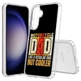 thumbnail image 1 of TalkingCase Slim Fit Phone Case Compatible for Samsung Galaxy S25(Not S25+ Plus/Ultra), Cool Motorcycle Dad Print, Lightweight,Flexible, USA Print, 1 of 6