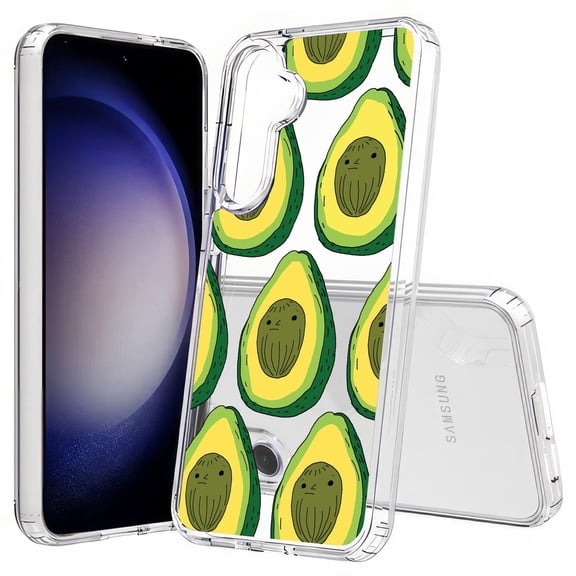 TalkingCase Slim Fit Phone Case Compatible for Samsung Galaxy S25(Not S25+ Plus/Ultra), Cute Avocado Print, Lightweight,Flexible, USA Print