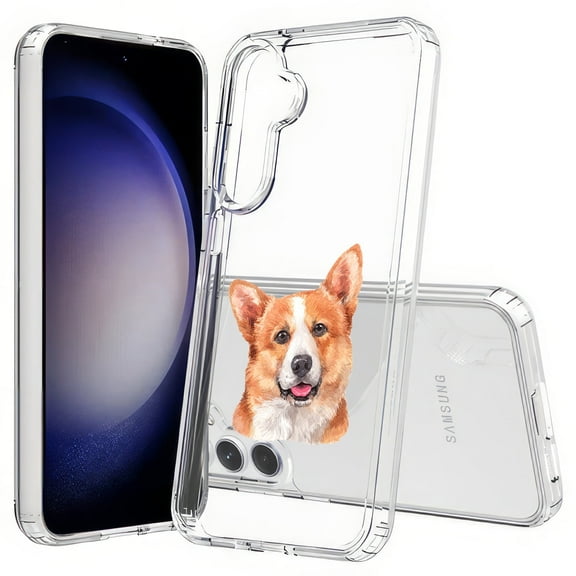 TalkingCase Slim Fit Phone Case Compatible for Samsung Galaxy S25(Not S25+ Plus/Ultra), Dog Watercolor 14 Print, Lightweight,Flexible, USA Print