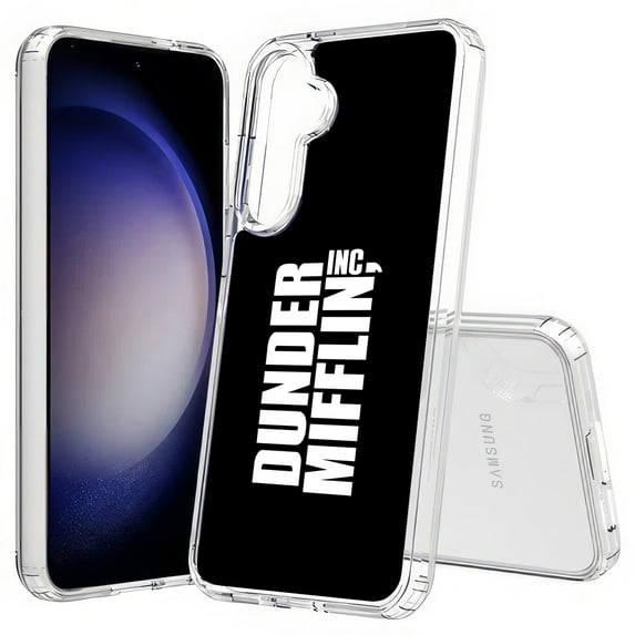 TalkingCase Slim Fit Phone Case Compatible for Samsung Galaxy S25(Not S25+ Plus/Ultra), Dunder Mifflin Print, Lightweight,Flexible, USA Print