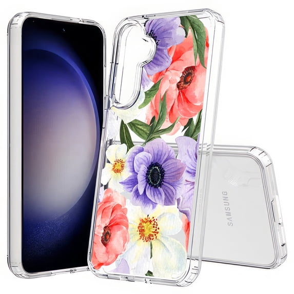 TalkingCase Slim Fit Phone Case Compatible for Samsung Galaxy S25(Not S25+ Plus/Ultra), Flower 9 Print, Lightweight,Flexible, USA Print