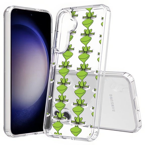 TalkingCase Slim Fit Phone Case Compatible for Samsung Galaxy S25(Not S25+ Plus/Ultra), Frog One Print, Lightweight,Flexible, USA Print