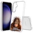 thumbnail image 1 of TalkingCase Slim Fit Phone Case Compatible for Samsung Galaxy S25(Not S25+ Plus/Ultra), Funny Meme Waking Up Print, Lightweight,Flexible, USA Print, 1 of 6