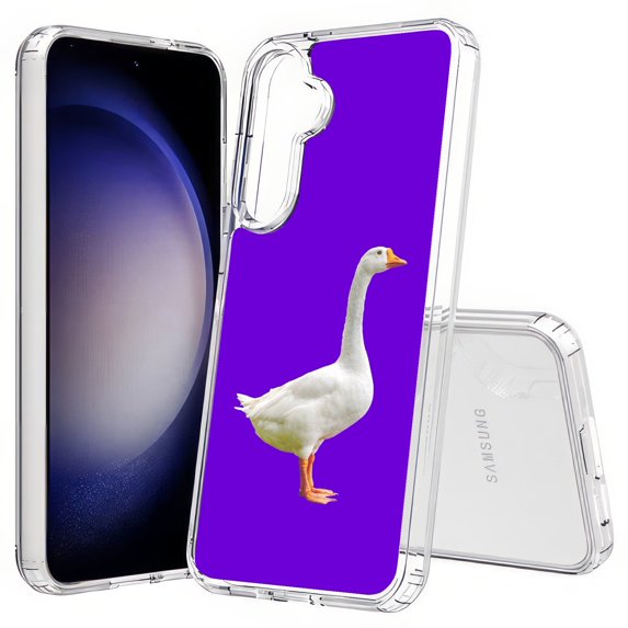 TalkingCase Slim Fit Phone Case Compatible for Samsung Galaxy S25(Not S25+ Plus/Ultra), Goose Photo Print, Lightweight,Flexible, USA Print