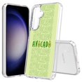 thumbnail image 1 of TalkingCase Slim Fit Phone Case Compatible for Samsung Galaxy S25(Not S25+ Plus/Ultra), Green Avocado Text Print, Lightweight,Flexible, USA Print, 1 of 6