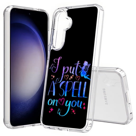 TalkingCase Slim Fit Phone Case Compatible for Samsung Galaxy S25(Not S25+ Plus/Ultra), I Put a Spell on You Print, Lightweight,Flexible, USA Print