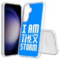 thumbnail image 1 of TalkingCase Slim Fit Phone Case Compatible for Samsung Galaxy S25(Not S25+ Plus/Ultra), I am the Storm Print, Lightweight,Flexible, USA Print, 1 of 6