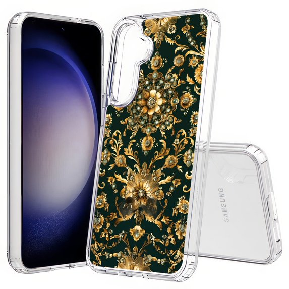 TalkingCase Slim Fit Phone Case Compatible for Samsung Galaxy S25(Not S25+ Plus/Ultra), Japanese Jewels 2 Print, Lightweight,Flexible, USA Print